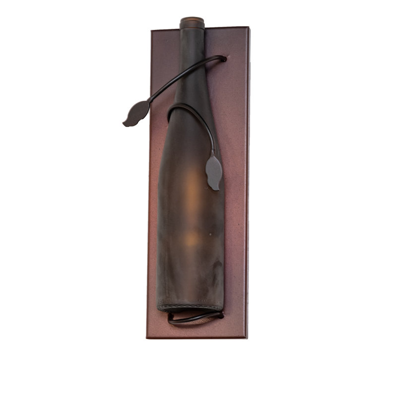 Tuscan Vineyard 1 - Light Flush Mounted Sconce, Black, Blue, T6.5