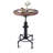 Anguel Pine Round Solid Wood Top Metal Base Dining Table-1969982026