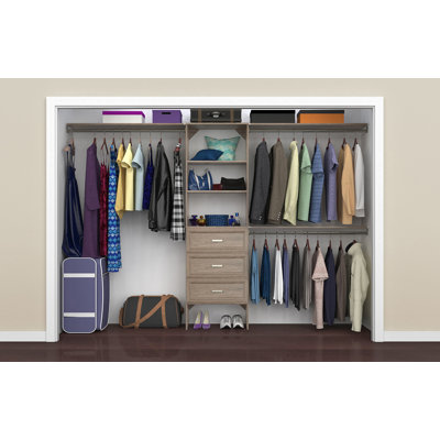 SuiteSymphony 84" W - 120" W Closet System with Drawers