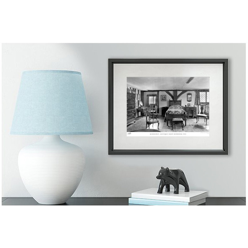 Midhurst, Antique Shop Bedroom 1921 by Francis Frith - Single Picture Frame Print, 60cm H x 80cm W x 2.3cm D