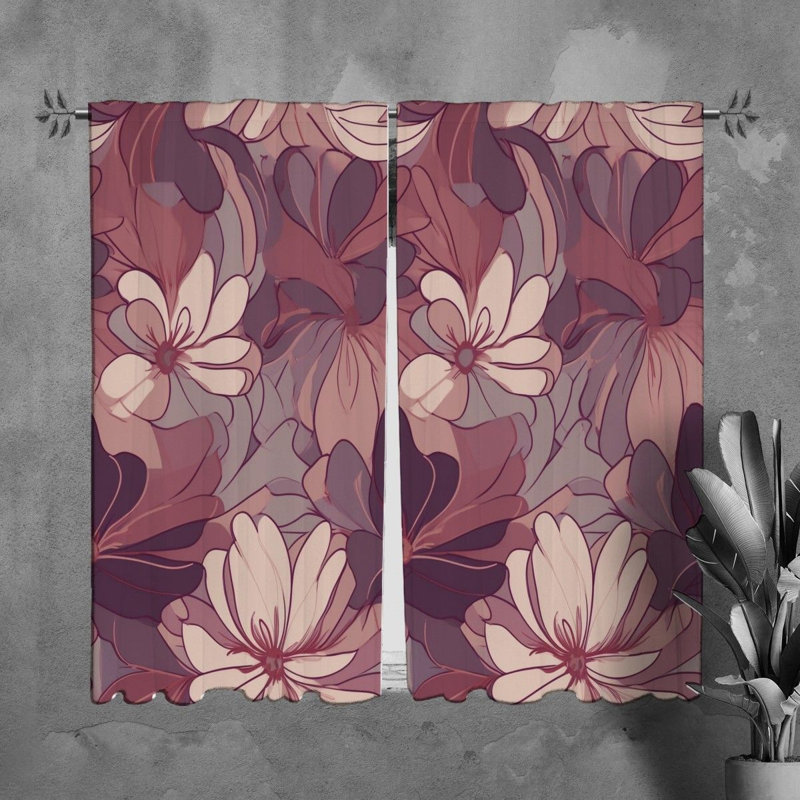 Rayleen Room Darkening Curtain Pair, 20'' W x 61'' L