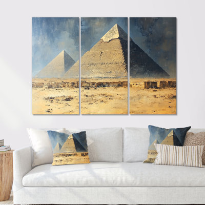 Egypt Great Ancient Giza Pyramid II - Egypt Wall Art Set