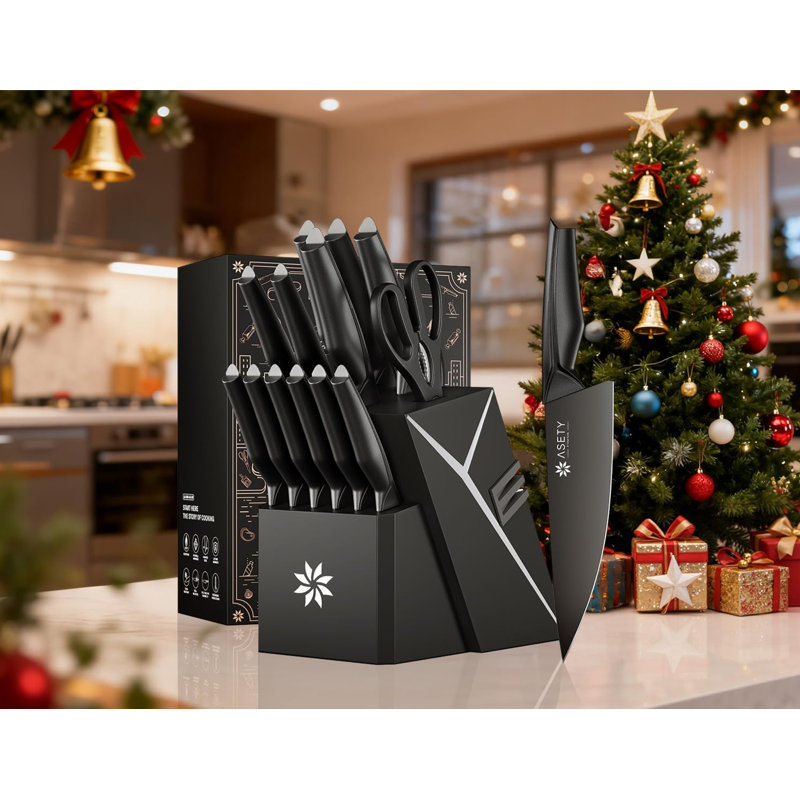 14 Pcs Kitchen Knife Set