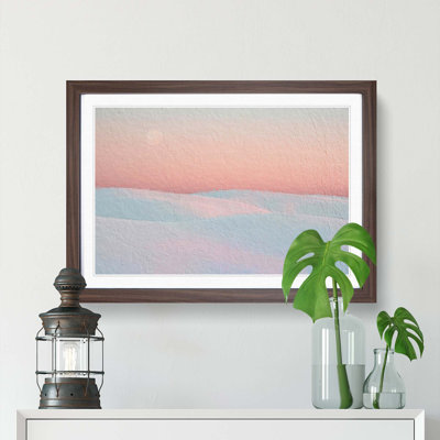 Pink Desert - Picture Frame Painting Print