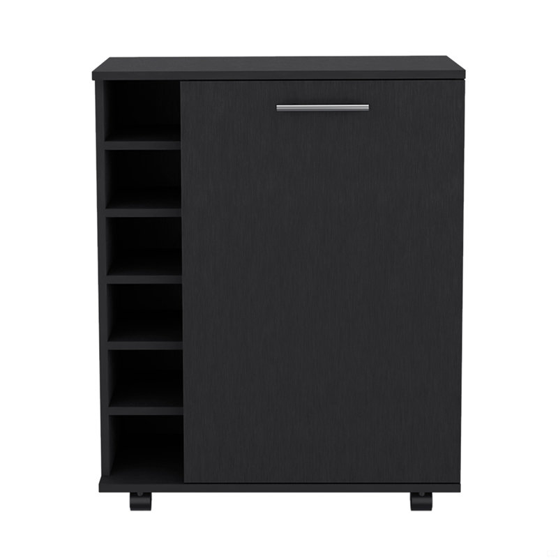 Chariot-bar, salon, Noir