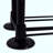 Lamarious Metal 76.03'' H Media Shelves