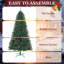 Arbre de Noël artificiel à installation facile Ct - support inclus-392314604