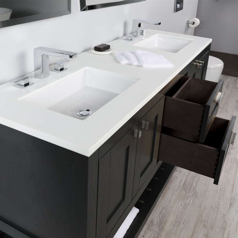 Eleganza Widespread Bathroom Faucet with Drain Assembly, Polished Chrome, Lever Handle