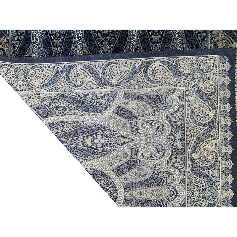 Rectangle Machine Tufted Silk Area Rug