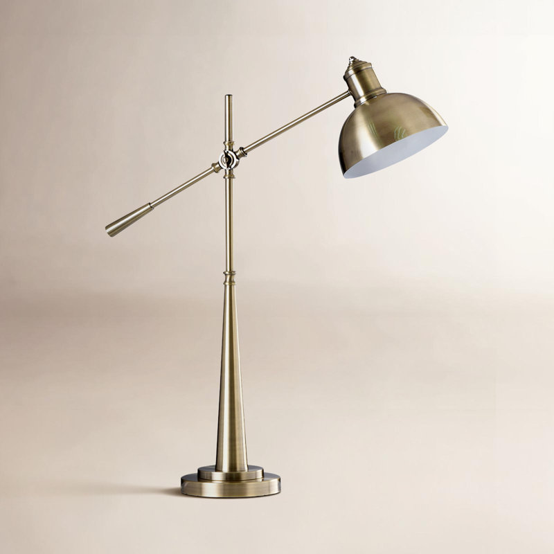 Edmonia Brae 32" Brass Desk Lamp