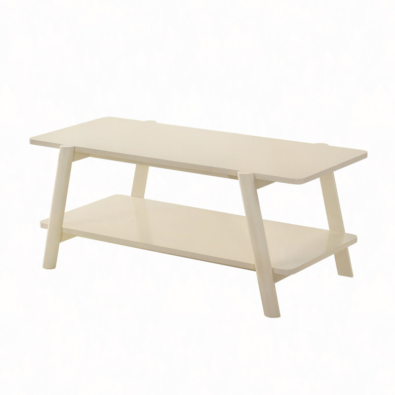 Table basse avec tablette en bois Metz