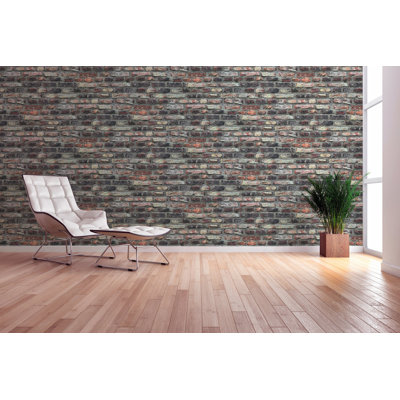 Bricks and More Collection Brickshire Residents Wallpaper Roll