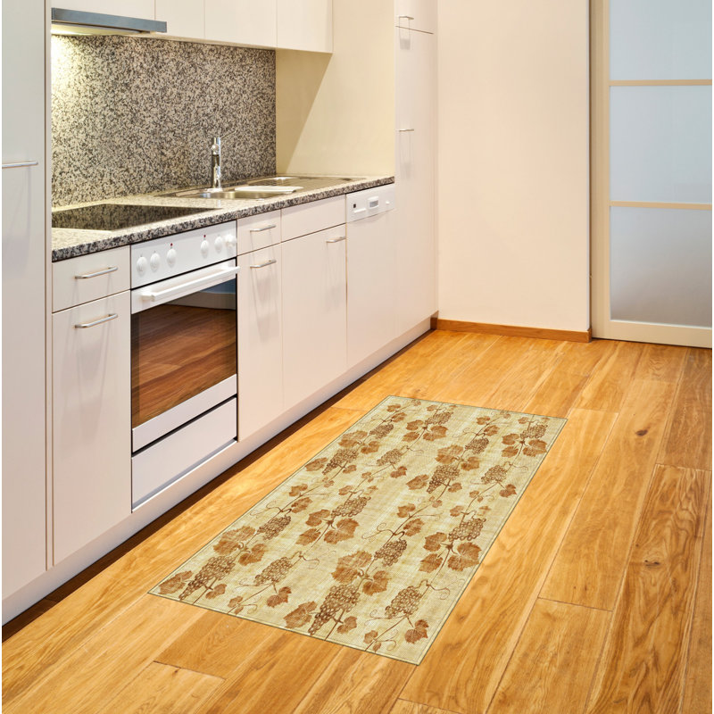 Tapis décoratif à longs fils en fibre de polyester à haute densité Égypte, Rectangle 2 pi 7 po x 5 pi