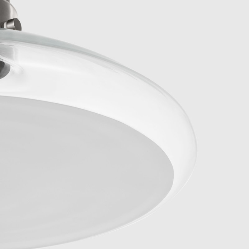 Morgan 1 - Light LED Pendant, Burnished Bronze, White