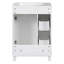 Meuble-lavabo de 24 pouces avec lavabo en céramique, 2 tiroirs et 1 porte, parfait pour les petits espaces et l'esthétique moderne-2125351434