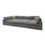 Grain de café modulaire entièrement rembourré avec coussins décoratifs-1980808136