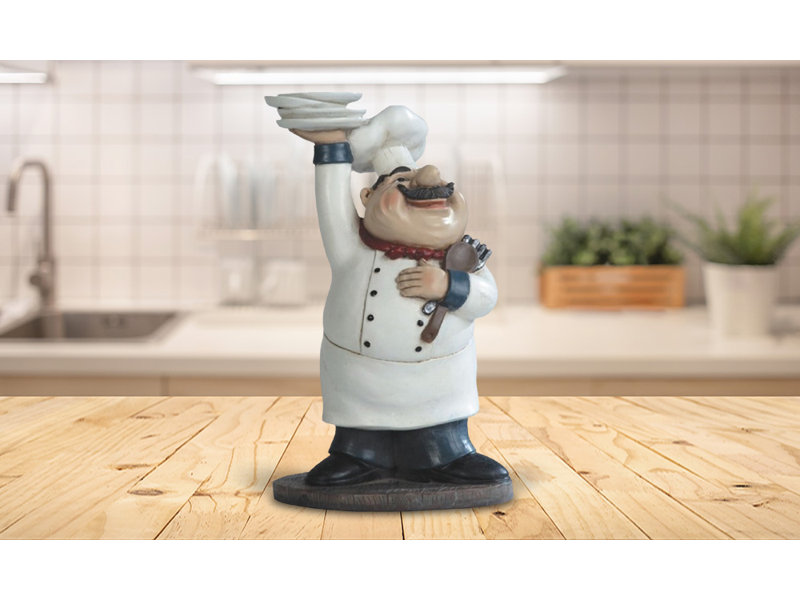 Jenya Chef Serving Figurine