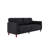 Perdue 81.5" Velvet Square Arm Convertible Sofa-1134429059