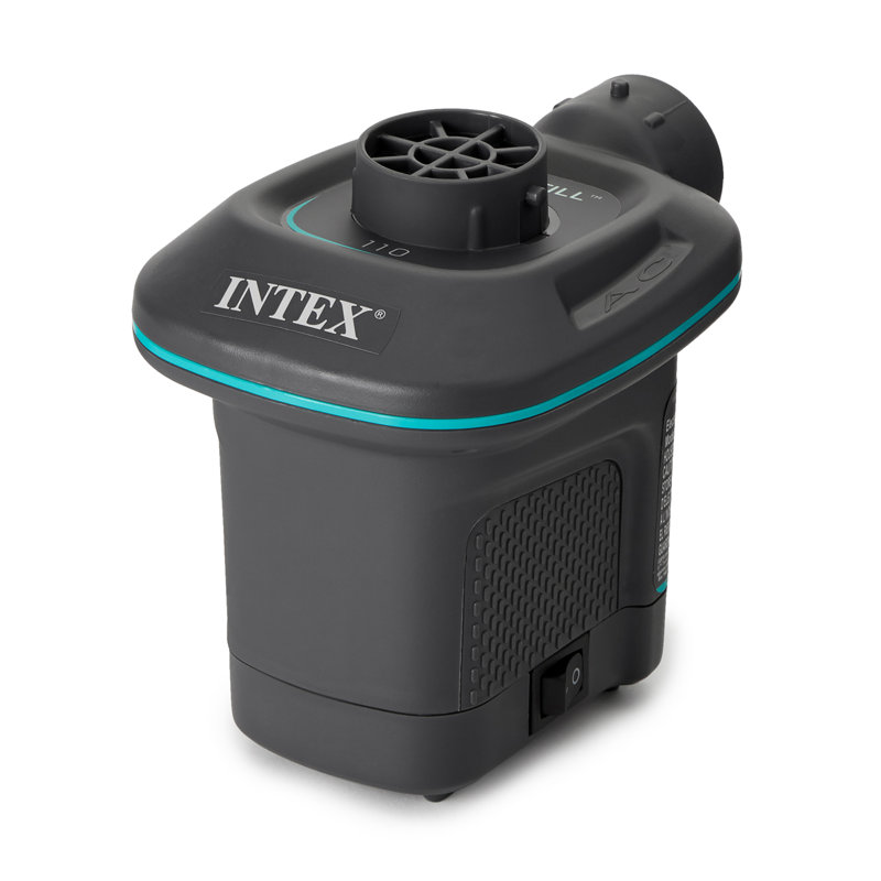 Intex Quick-Fill Black Electric Air Pump with Nozzles