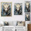 «Epic Blue and Gray Dragon Odyssey III», reproduction sur toile-879336858-879336844