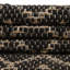 Tapis noir en jute / sisal tissé à plat à la main Asad-1833047429