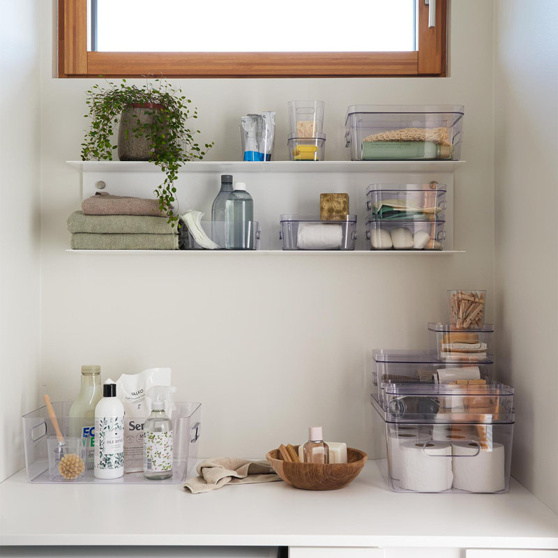 SmartStore Compact Clear Storage Box Transparent, Large - 15.4 Litres