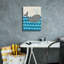  «Trumans Voyage 3» par Chariklia Zarris, art mural sur toile, 12 po x 16 po