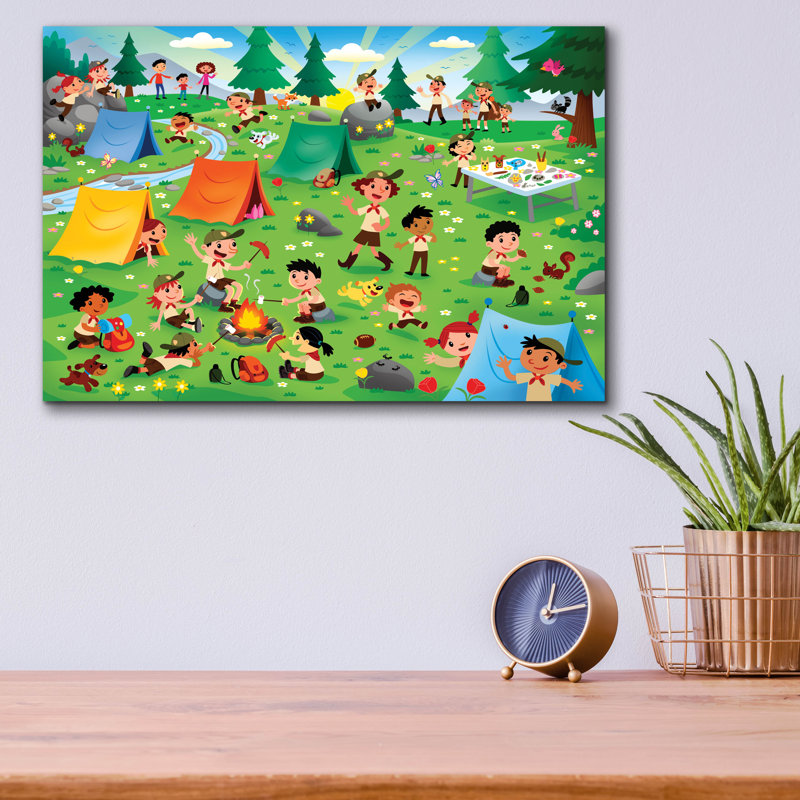 «Epic Art» par DoodleScapes, art mural en verre épique 16 po x 12 po