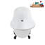Baignoire de trempage sur pied 51 po en acrylique avec bonde, pattes et plateau en bambou Streamline-76231172-72770753