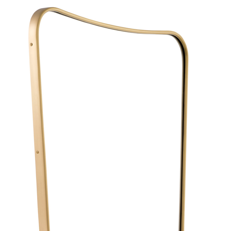 Vivienne Novelty Brass Wall Mirror