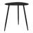 Xander Black Triangular Solid Wood End Table