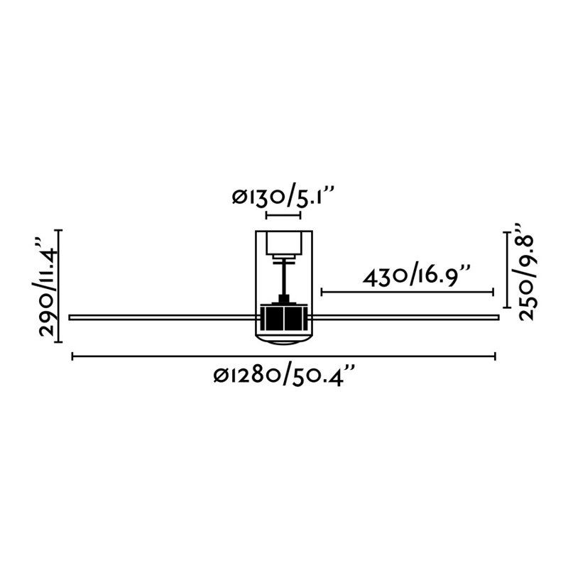 Grimm 128cm Ceiling Fan