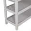 Lit mezzanine simple avec tablettes de rangement et bureau sous le lit-64355230-64355231