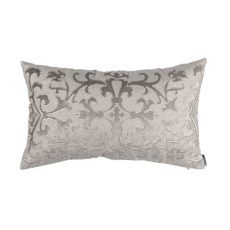 Olivia Lumbar Pillow Cover & Insert, Raffia