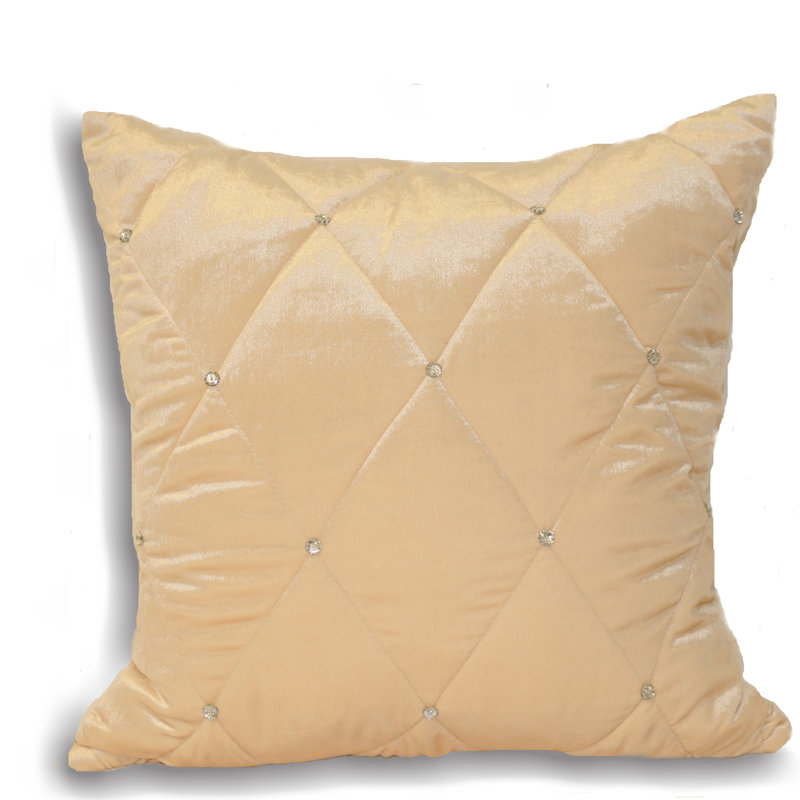 Longridge Geometric Square Pillow Cover, 45 x 45cm, Cream
