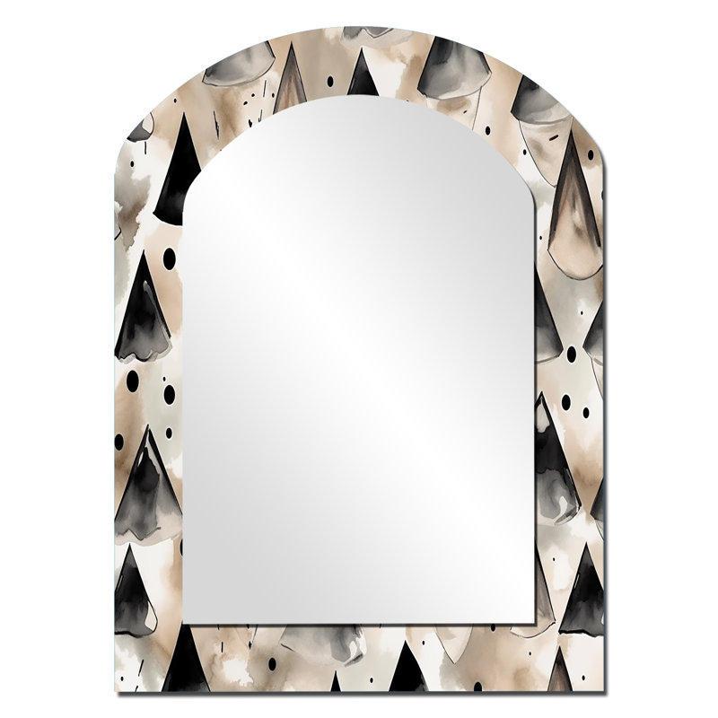 Miroir mural Exploration Golden Symmetry I - Modern Arch, 34 po x 25 po