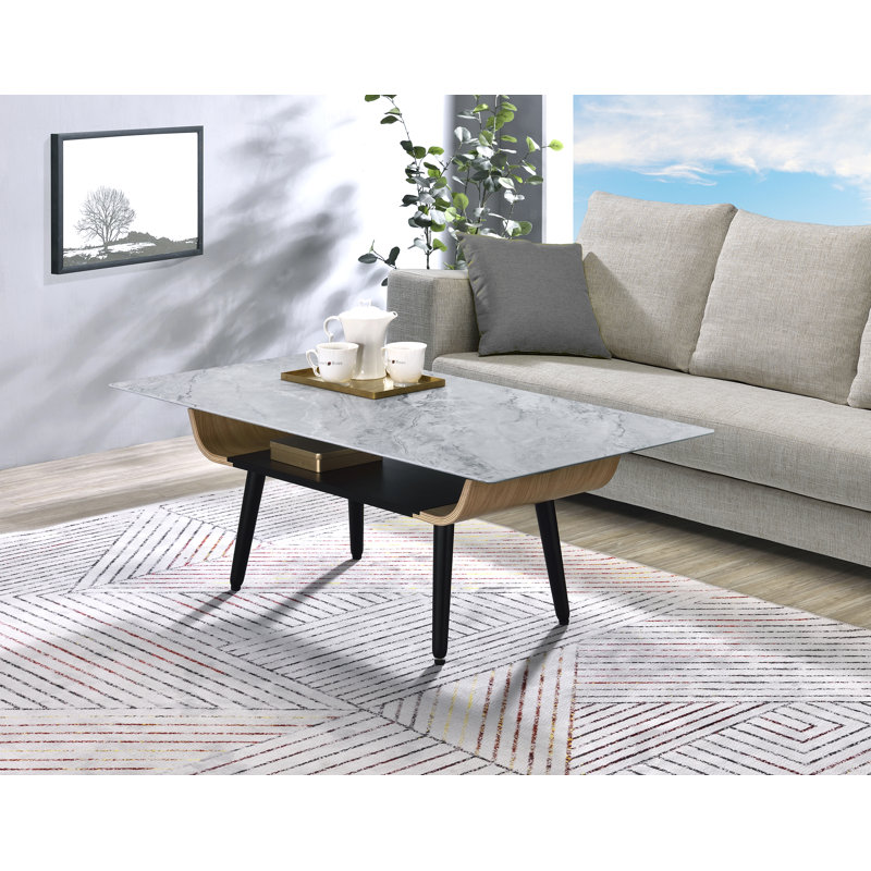 Table basse Pylant, Gris