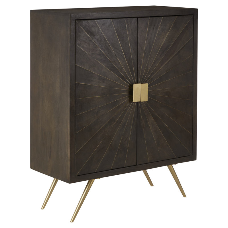 Donagh 89cm Solid Wood Sideboard