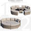 Chattanooga 6 Seater Rattan Sofa Set