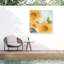 Toile d'extérieur Sheila Golden «Sunflowers Against The Sky»-87945530