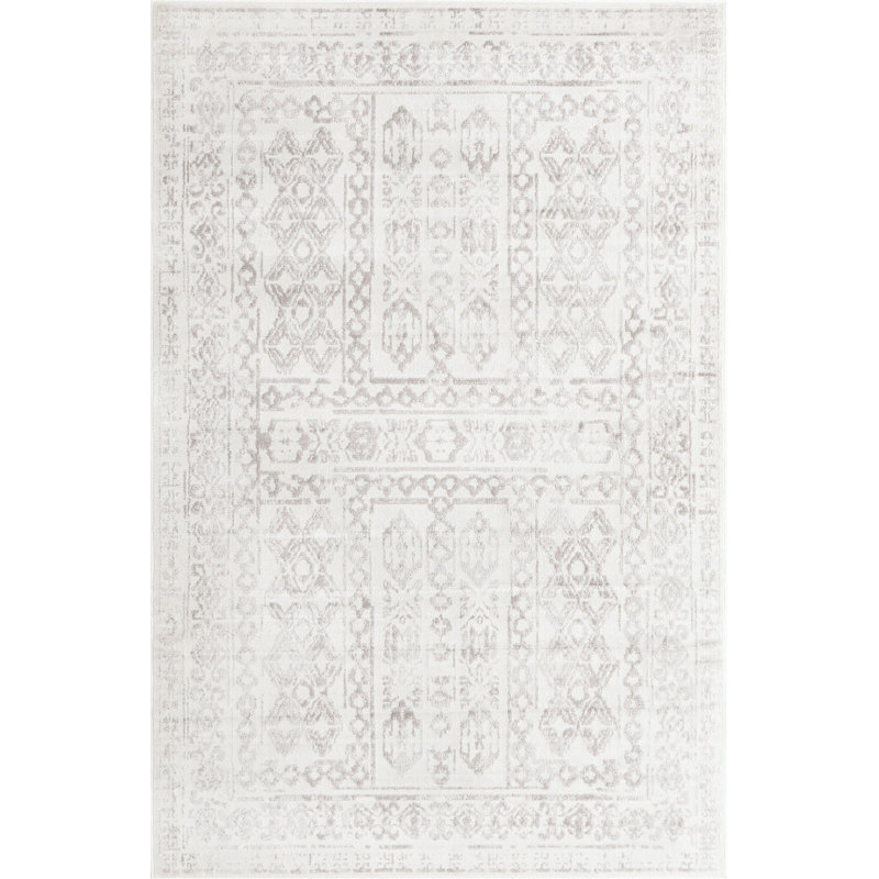 Micsunel Abstract Indoor Rug, Rectangle 6' x 9'