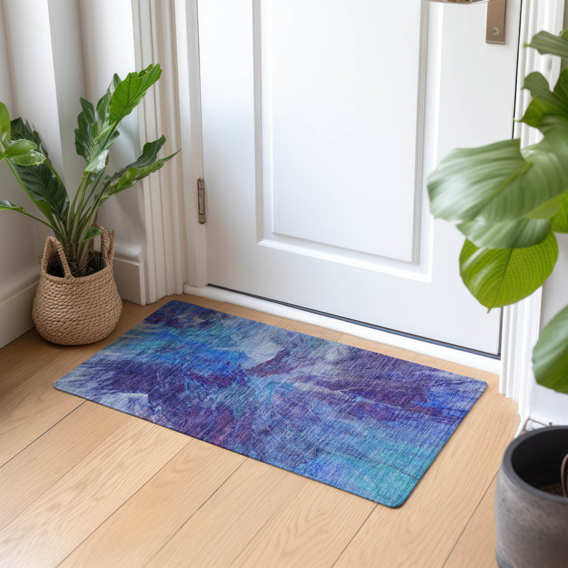 Tapis intérieur / extérieur Kinslee, Rectangle 1 pi 8 po x 2 pi 6 po