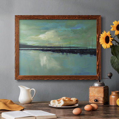 «Harbor Light», reproduction sur toile encadrée