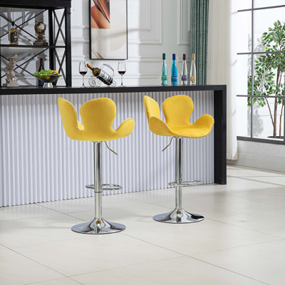 Tabouret pivotant à hauteur réglable Jayleah