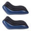 Lot de 2 fauteuils gonflables portatifs avec pompe à air-101120522