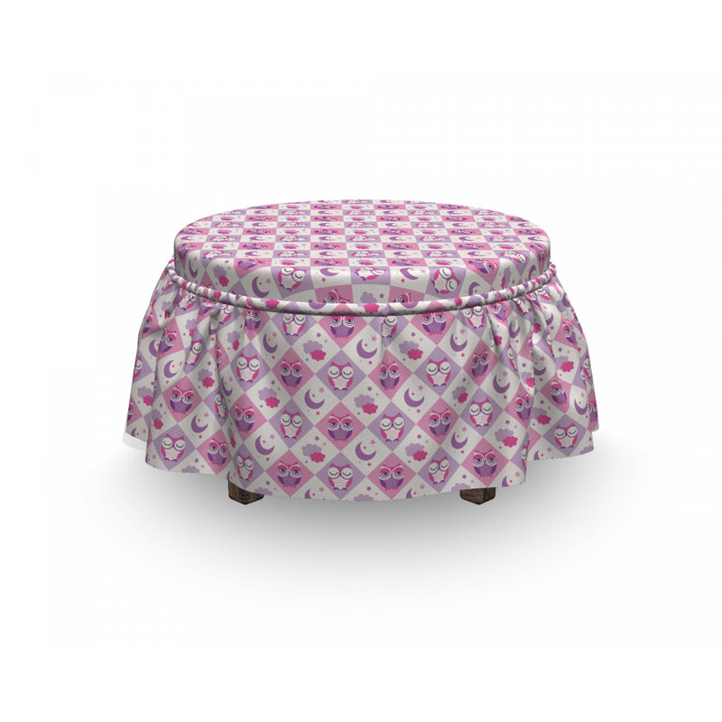 Box Cushion Ottoman Slipcover
