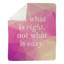 Faux pierre- "do what is right polaire couverture"-44466050-44466055-44466060