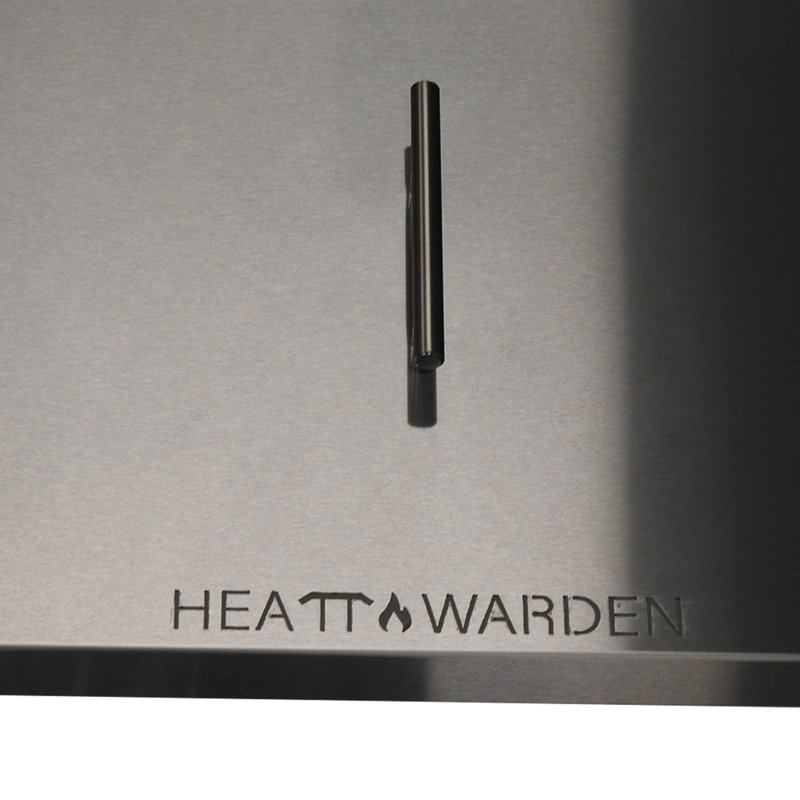 Stainless Steel Rectangle Fire Pit Heat Deflector with Foldable Legs