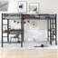 Lit mezzanine simple en fer Uecker 