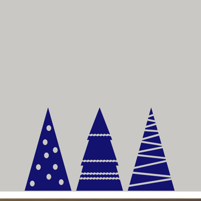 Décalcomanie murale ensemble d’arbre de noël Betancourt